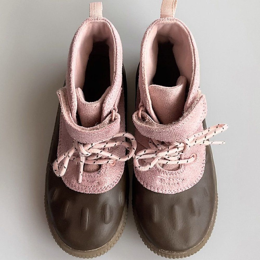 Carter's Pink Frost Duck Boots Toddler Size 12